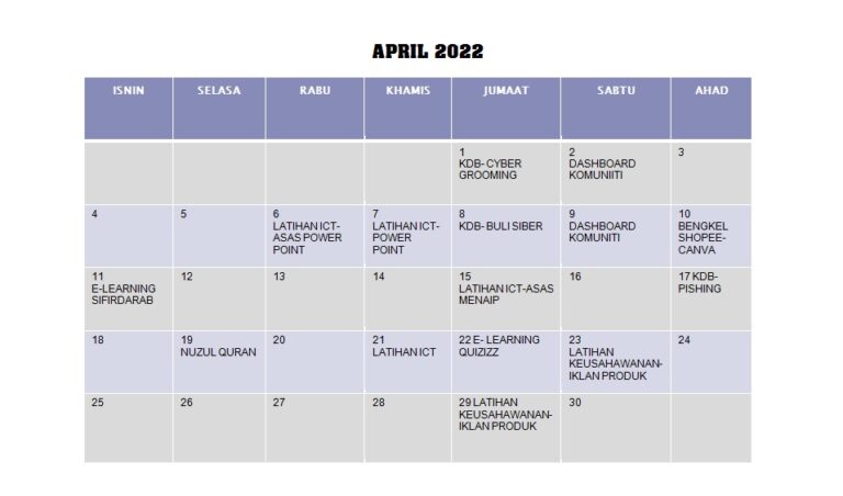 APRIL